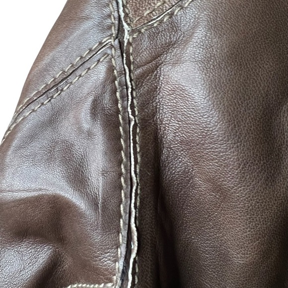 SOLD ! VTG ANDREW MARC Genuine Leather Rabbit Fur Thermolite Jacket - Picture 16 of 16